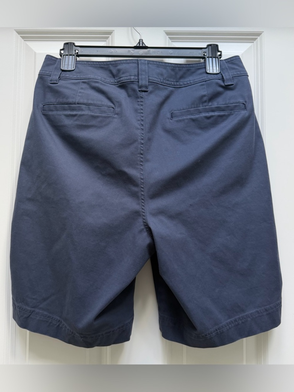 NATURAL REFLECTIONS BASS PRO SHOPS BERMUDA SHORTS FLAT FRONT POCKETS NAVY 6 - Picture 5 of 10